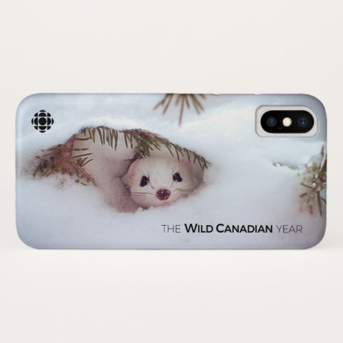 Winter _ Short_Tailed Weasel iPhone X Case