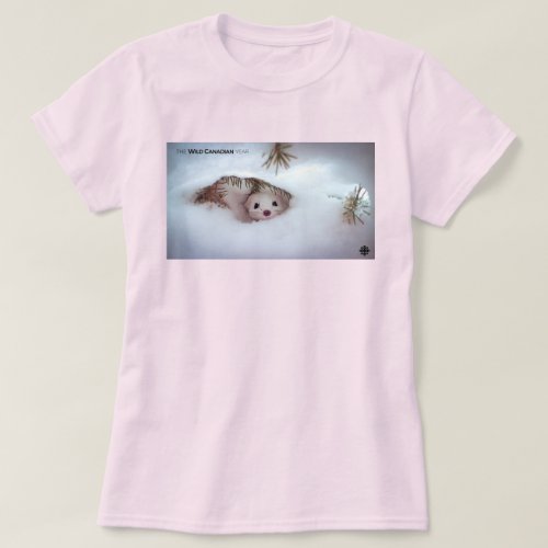 Winter _ Short_Tailed Weasel Womens T_Shirt