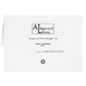 Winter Silhouette - Noir (Back Horizontal)