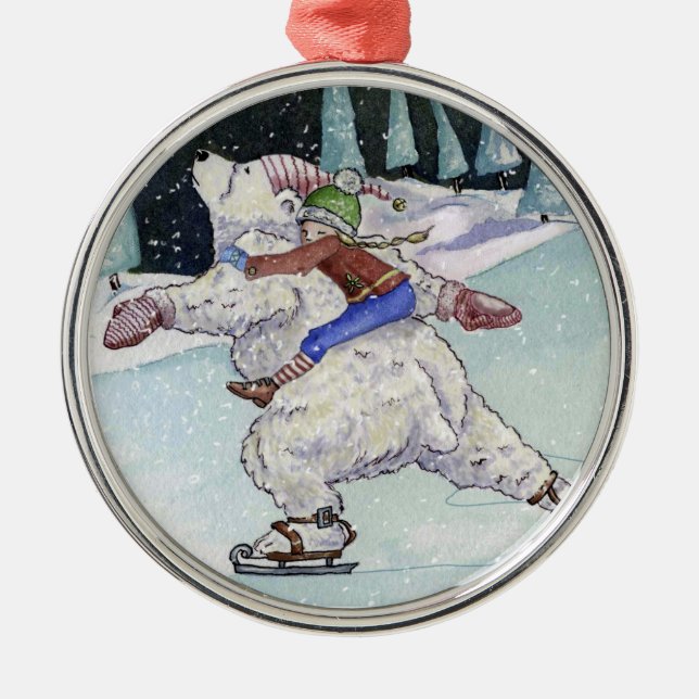 Winter Skate Ornament (Front)