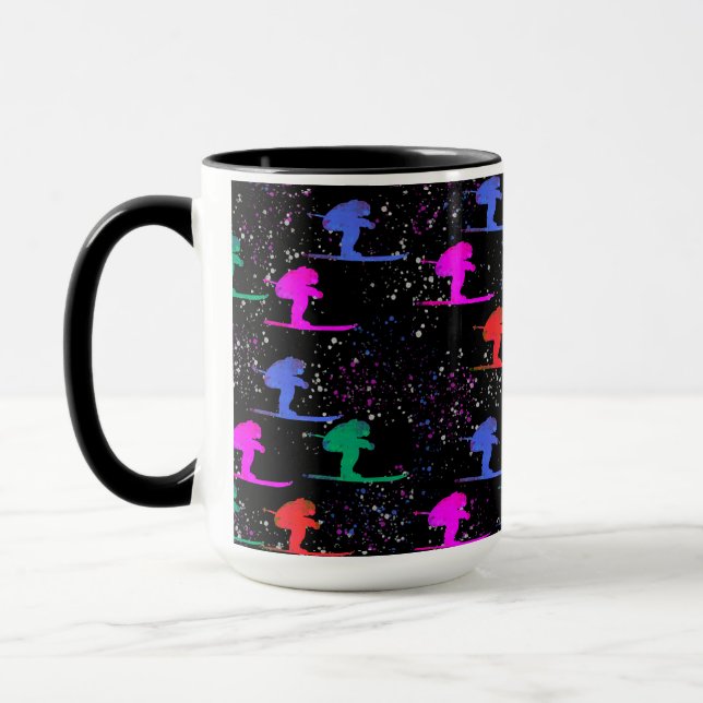 WINTER SKIER MUG (Left)