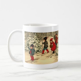 Winter Skiing Coffee Mug