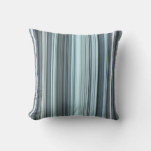 Winter Sky Aqua Blue Stripe