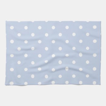 Winter Sky Blue Kitchen Towel by LokisColors at Zazzle