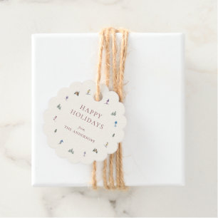WINTER SLOPES Holiday Favor Tags