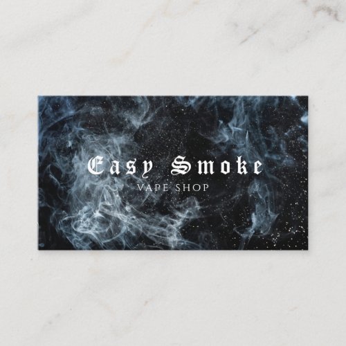 Winter Smoke Vape Shop Business Card