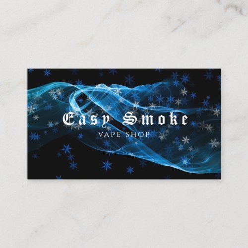 Winter Smoke Vape Shop Business Card