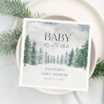 Winter Snow Baby It's Cold Outside Baby Shower Napkins<br><div class="desc">Winter Snow Baby It's Cold Outside Baby Shower Napkins</div>