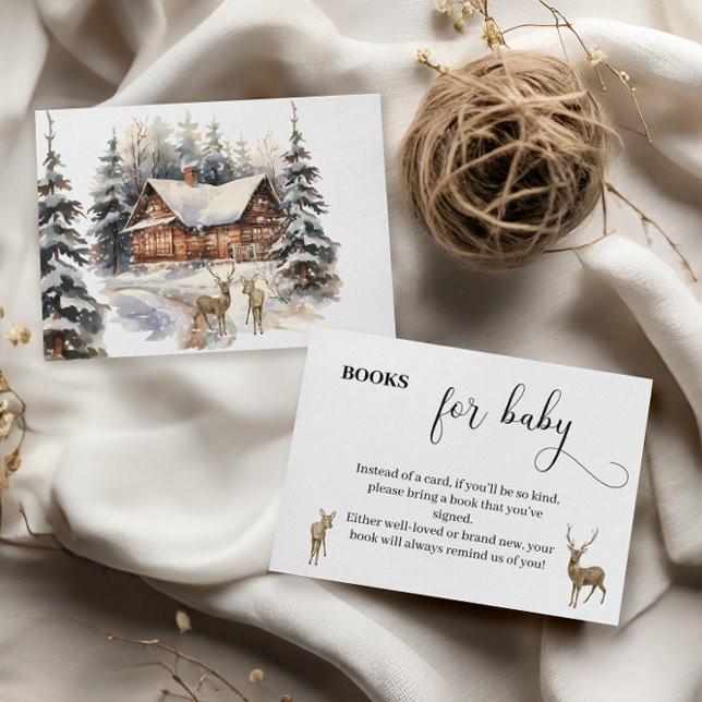 Winter Snow Baby It's Cold Outside Books For Baby Enclosure Card (Creator Uploaded)