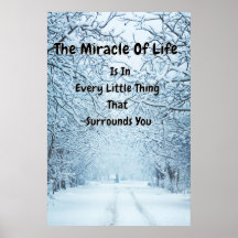 "Winter Snow Background" Inspirational Quotes