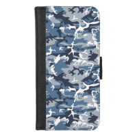 Winter Snow Blue Camouflage, Military, Army
