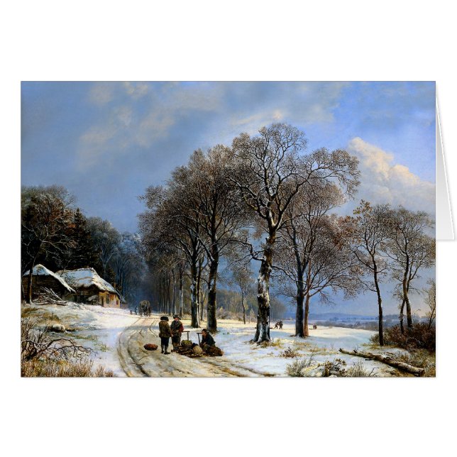 Winter snow cards (Front Horizontal)
