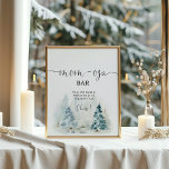 Winter snow Christmas tree mom-osa bar Poster<br><div class="desc">Winter snow Christmas tree mom-osa bar Poster.
Matching items available.</div>
