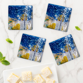 Winter Snow Coaster Set