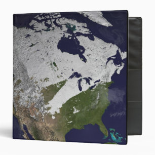 Winter Snow Cover in the Northern Hemisphere 3 Ring Binder