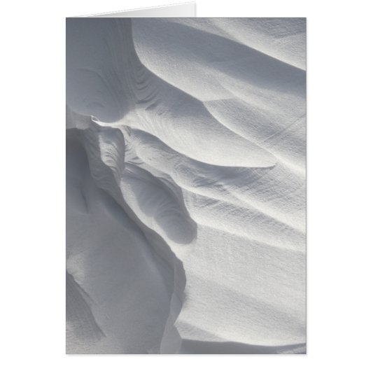 Winter Snow Drift Sculpture Cards (Front)
