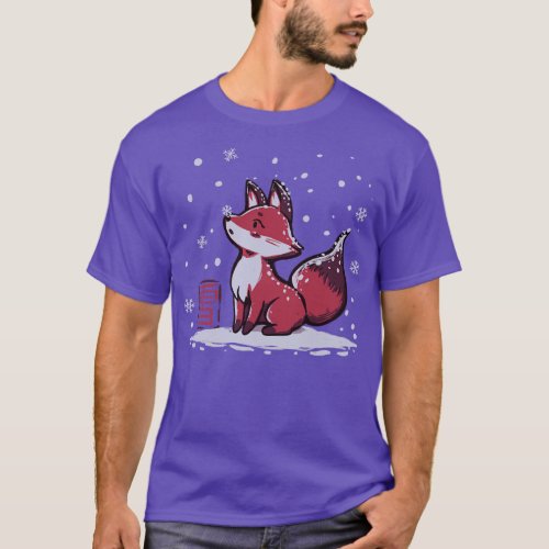 Winter Snow Fox T_Shirt
