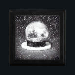 Winter Snow Globe Gift Box<br><div class="desc">Winter Snow Globe

Customize the background on this item with your own text and image elements or redesign this product entirely from scratch by replacing our design with your own! Choose your favorite fonts,  colors and styles and visit our shop for more.</div>