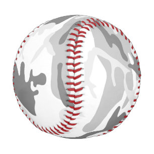 Winter Snow Gray Camouflage, Military, Army Baseball