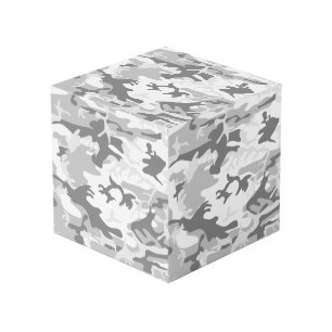 Winter Snow Gray Camouflage, Military, Army Cube