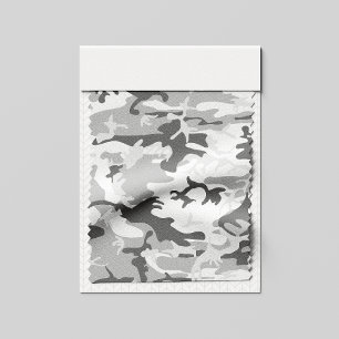 Winter Snow Gray Camouflage, Military, Army Fabric