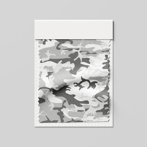 Winter Snow Gray Camouflage, Military, Army Fabric