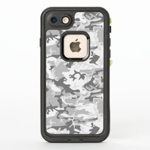 Winter Snow Gray Camouflage, Military, Army
