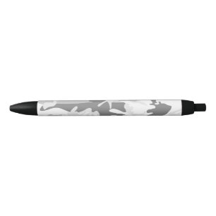 Winter Snow Gray Camouflage, Military, Army Pen