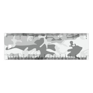 Winter Snow Gray Camouflage, Military, Army Ruler
