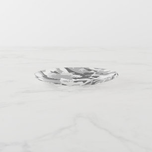 Winter Snow Gray Camouflage, Military, Army Trinket Tray