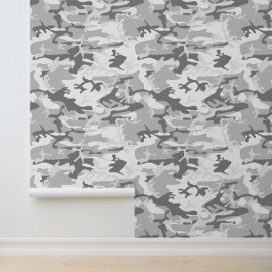 Winter Snow Gray Camouflage, Military, Army Wallpaper