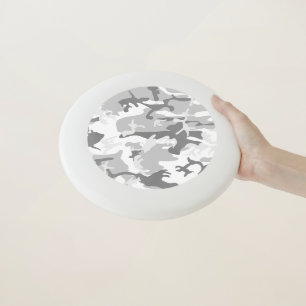 Winter Snow Gray Camouflage, Military, Army Wham-O Frisbee