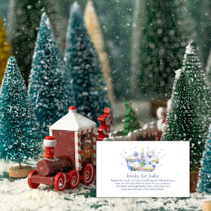 Winter Snow It Take A Village Books Baby Shower  Enclosure Card