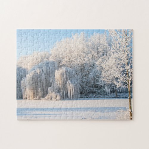 Winter Snow Landscape 252 pieces Jigsaw Puzzle