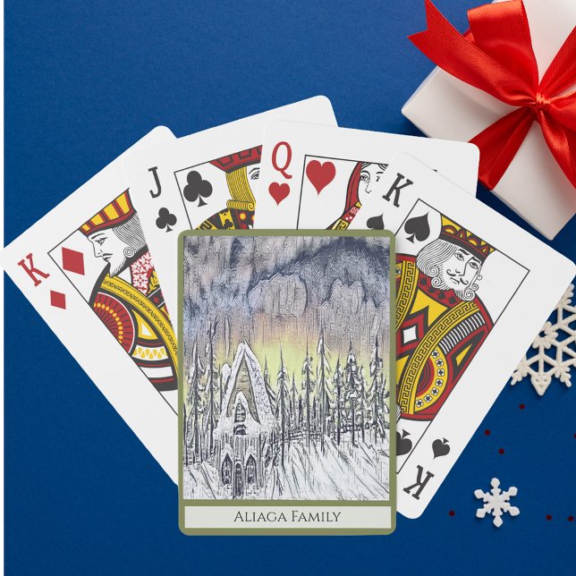 Winter Snow Magical Custom Classic Playing Cards. Poker Cards (Creator Uploaded)