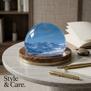 Winter Snow Mountains Dome Paperweight