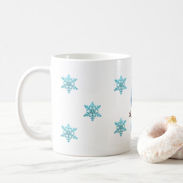 winter snow mug (With Donut)