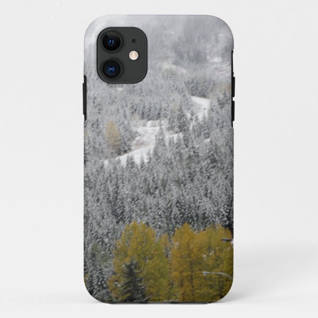 Winter Snow Scene Case-Mate iPhone Case (Back)