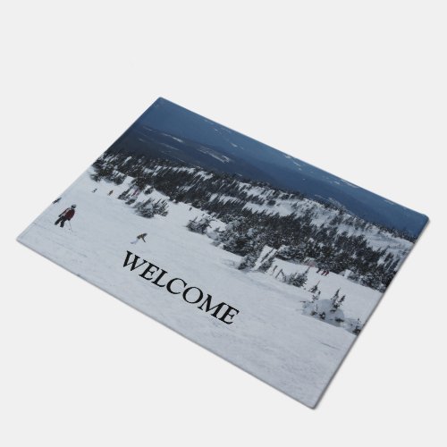 Winter Snow Scene Doormat