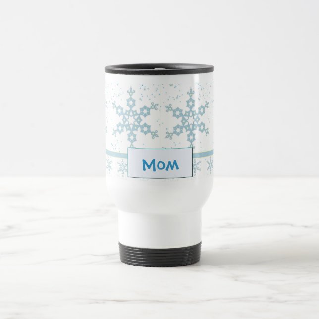 Winter Snow Travel Mug (Center)