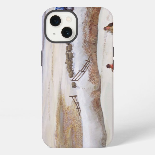 Winter Snowfall Iphone Case (Back)