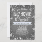 Winter Snowflake Baby Shower Brunch Chalkboard