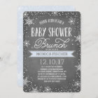 Winter Snowflake Baby Shower Brunch Chalkboard