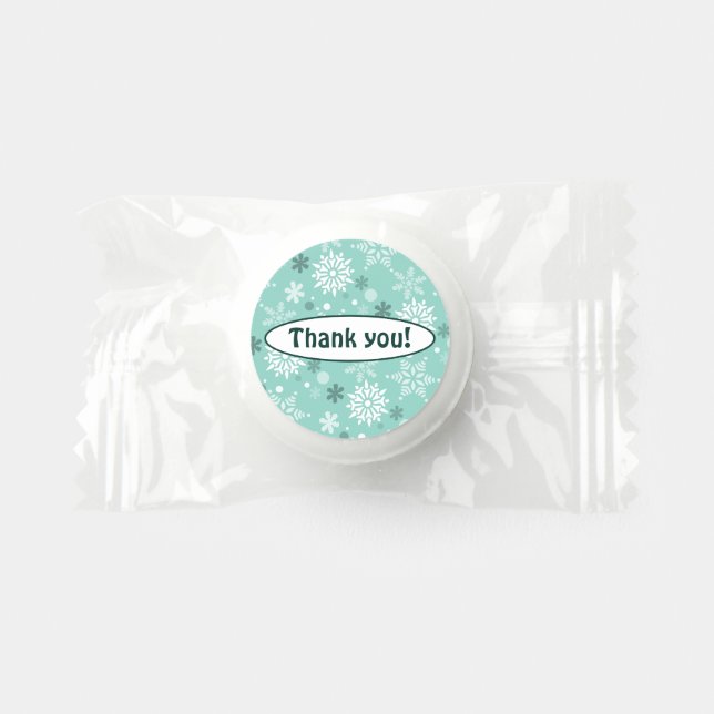 Winter Snowflake Christmas Birthday Party Life Saver® Mints