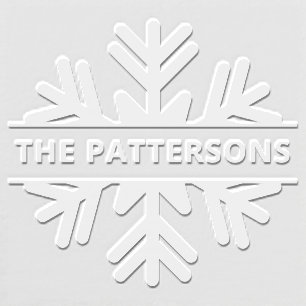 Winter Snowflake Christmas Holidays Personalized Embosser