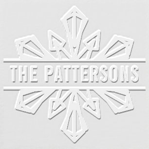 Winter Snowflake Christmas Holidays Personalized Embosser