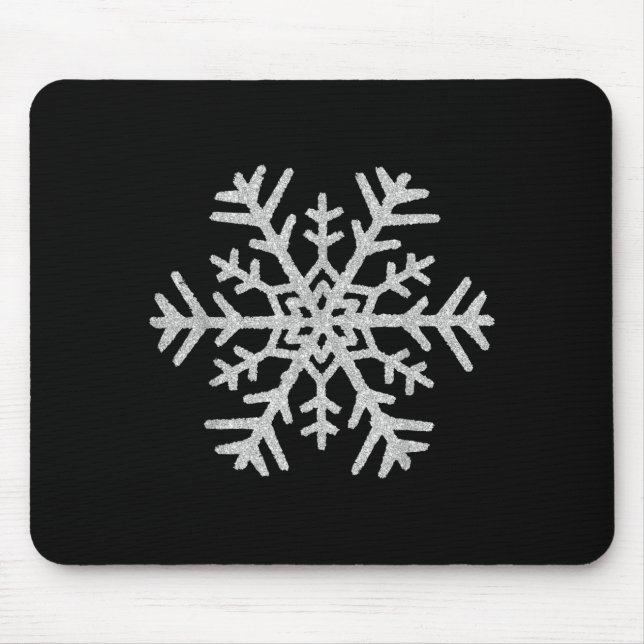 Winter Snowflake Christmas Xmas Costumes Men Women Mouse Pad (Front)