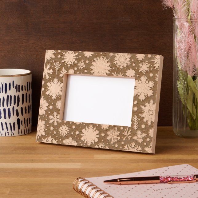 Winter Snowflake Engraved Frames (Left)