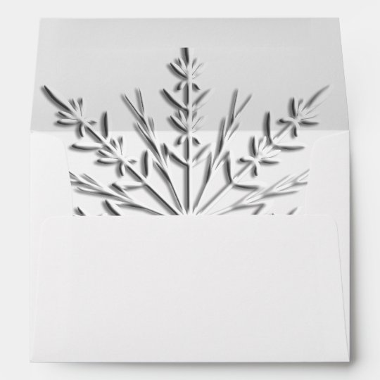 Winter Snowflake Envelope