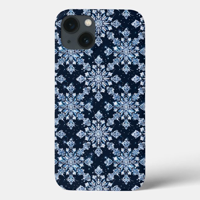 Winter Snowflake Frost Aesthetic Design Case-Mate iPhone Case (Back)